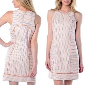 Trina Turk Delma Printed Dress Canteloupe